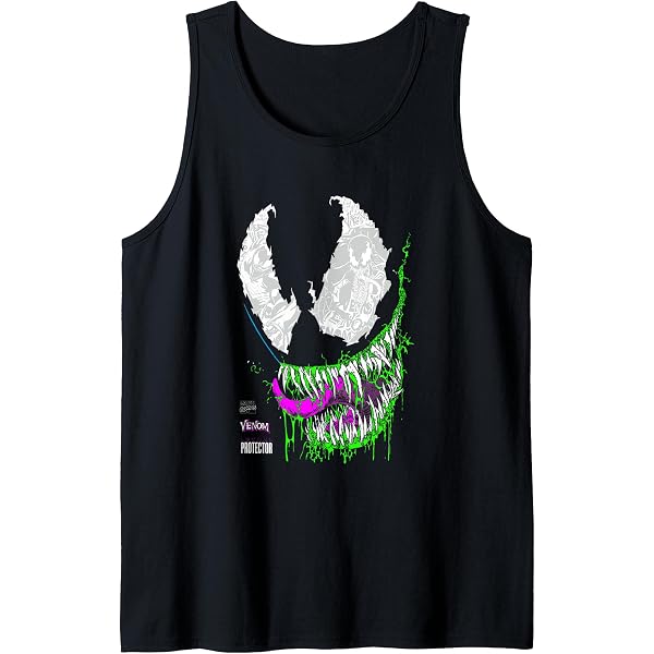 Amazon.com: Marvel Venom Gymbiote Workout Tank Top Small
